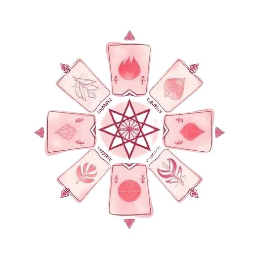 주제별 타로보기 일러스트